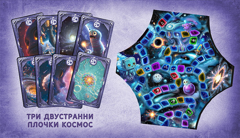 Още три двустранни космически зони и съответните карти